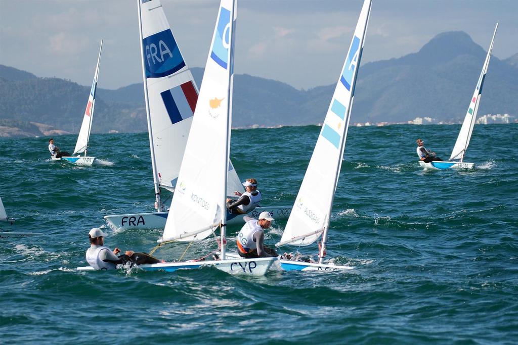 Pavlov Kontides  (CYP) - Day 5, 2016 Olympic regatta © Richard Gladwell www.photosport.co.nz